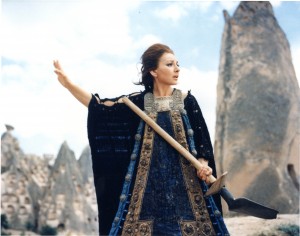 Medea. 1969. Italy, France, Germany. Directed by Pier Paolo Pasollini. Pictured Maria Callas. Image courtesy of The Museum of Modern Art.